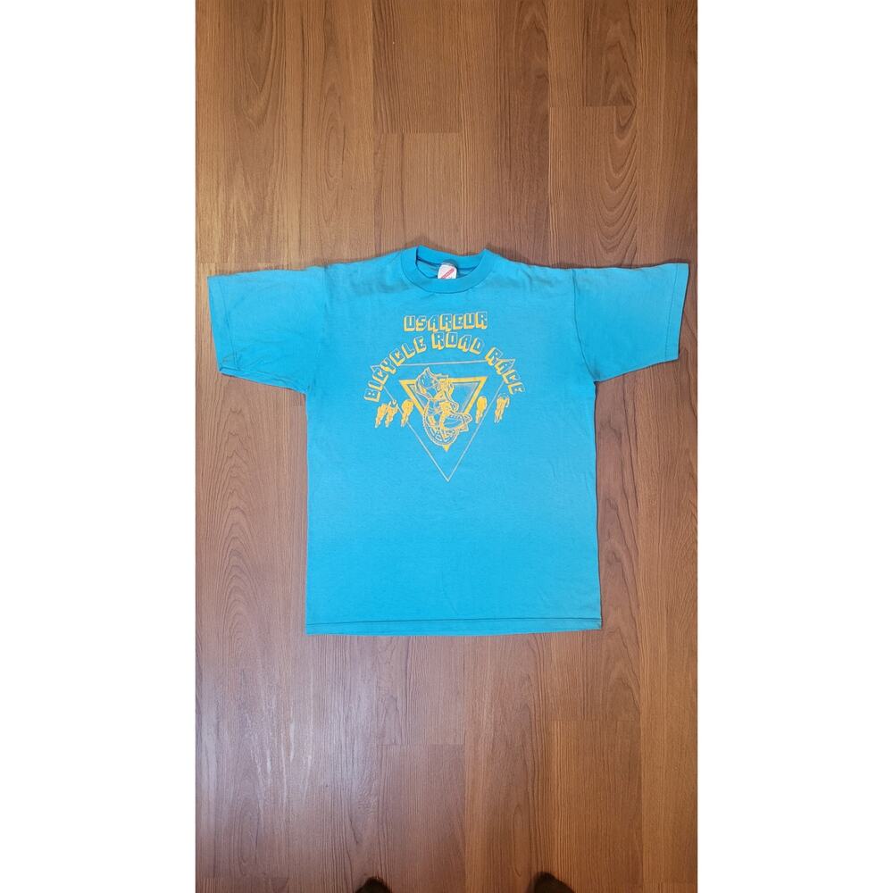 Vintage 80s Road Race Tee Army Europe USAREUR L